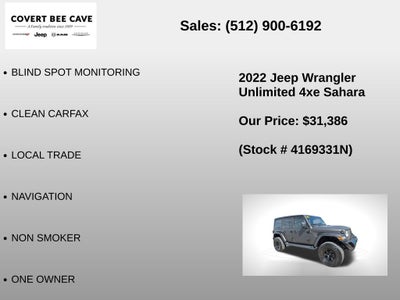 2022 Jeep Wrangler Unlimited Sahara 4xe
