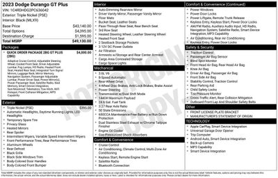 2023 Dodge Durango GT Plus