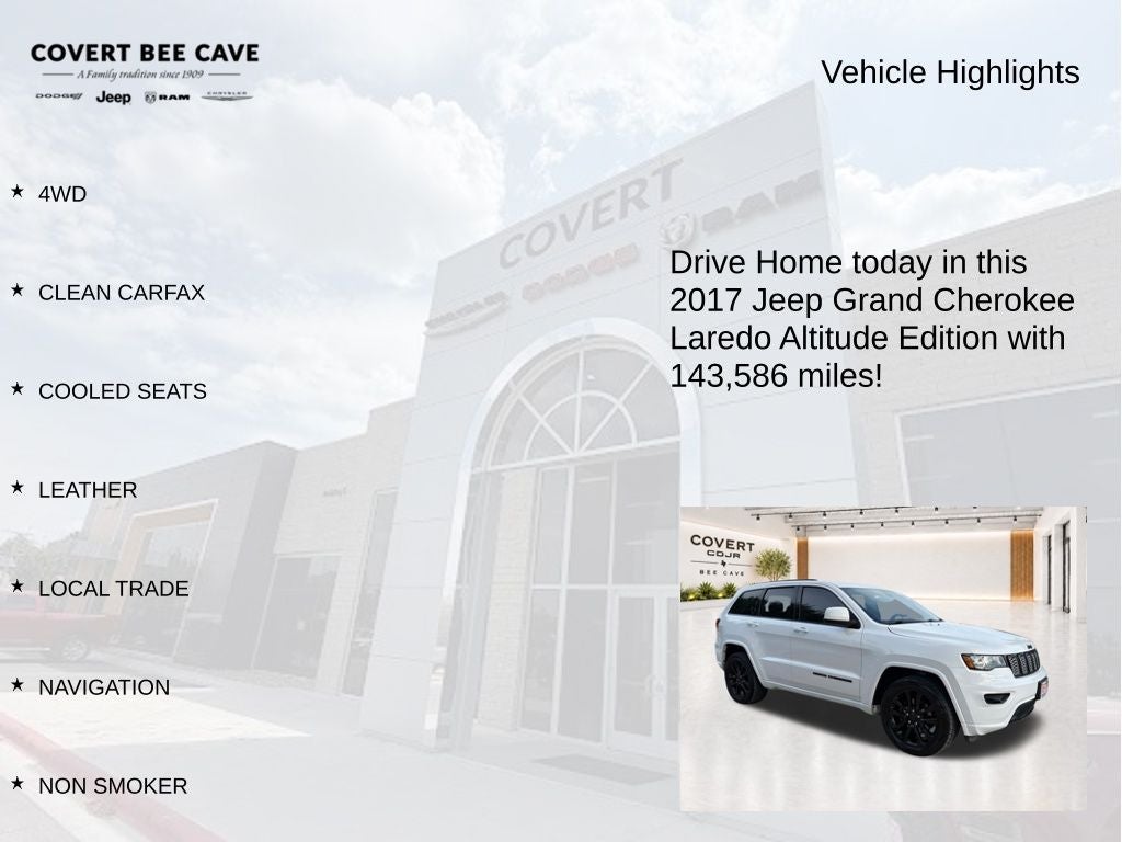2017 Jeep Grand Cherokee Altitude