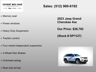 2023 Jeep Grand Cherokee 4xe