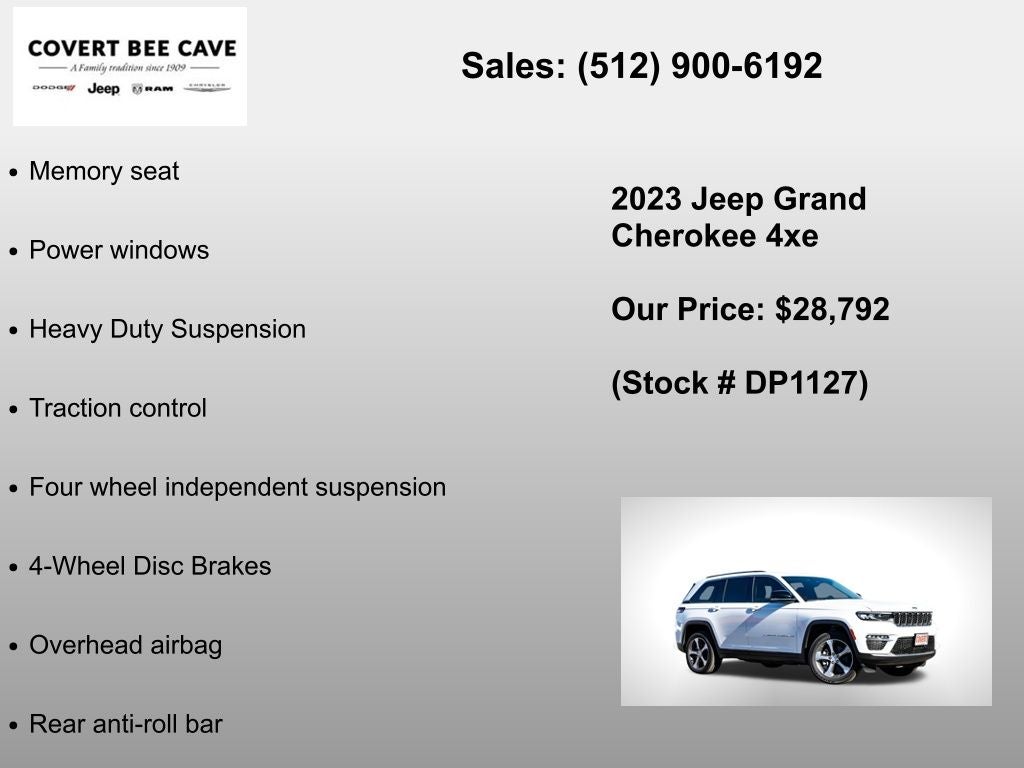 2023 Jeep Grand Cherokee 4xe