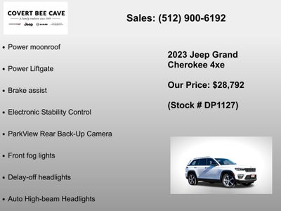 2023 Jeep Grand Cherokee 4xe