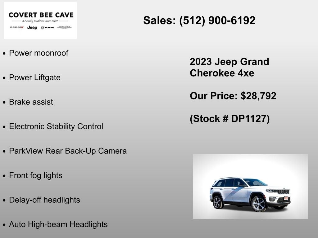 2023 Jeep Grand Cherokee 4xe