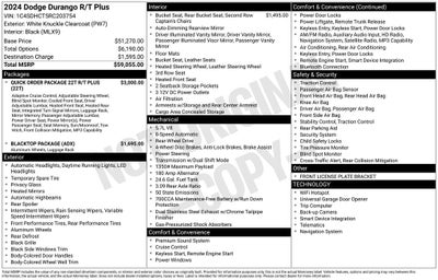 2024 Dodge Durango R/T Plus