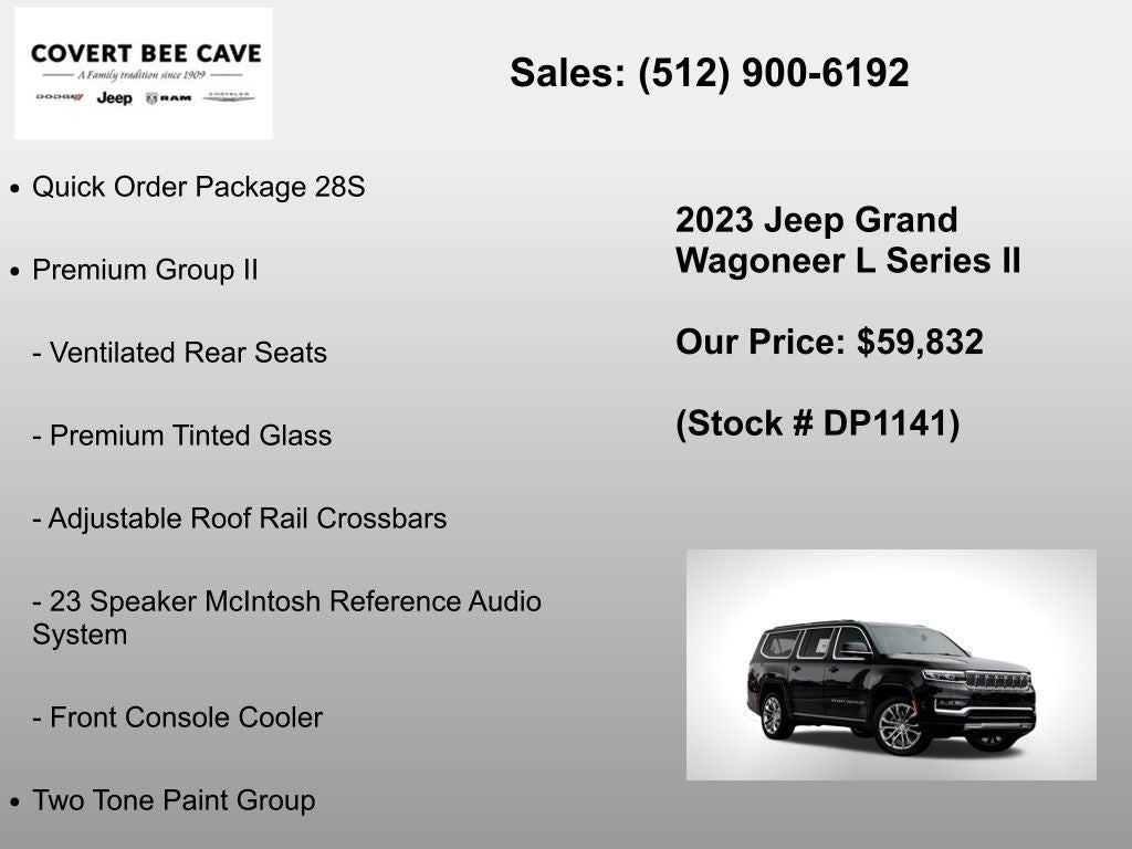 2023 Jeep Grand Wagoneer L Series II