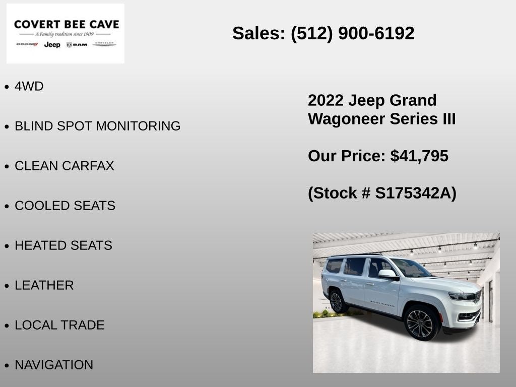 2022 Jeep Grand Wagoneer Series III