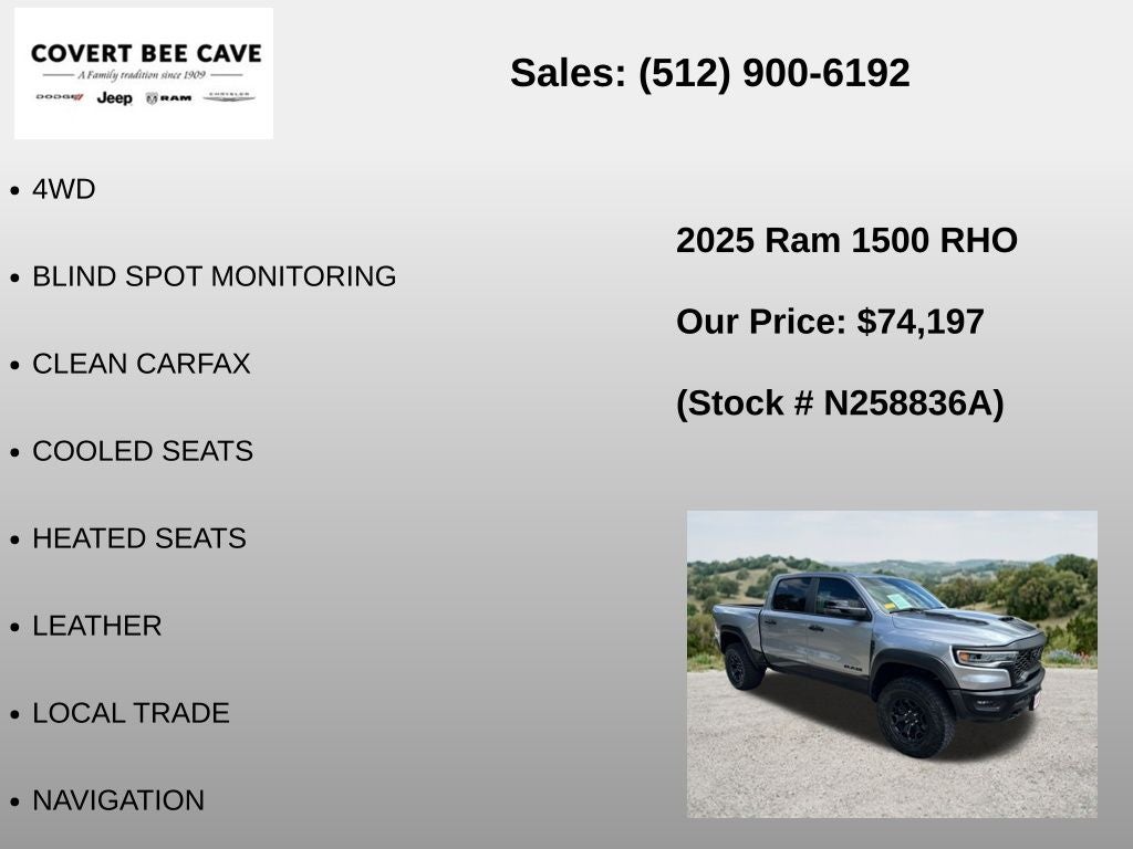2025 RAM 1500 RHO