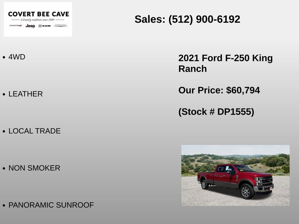 2021 Ford F-250SD King Ranch