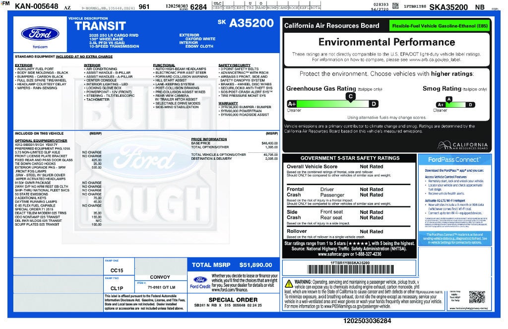 2025 Ford Transit-250 Base