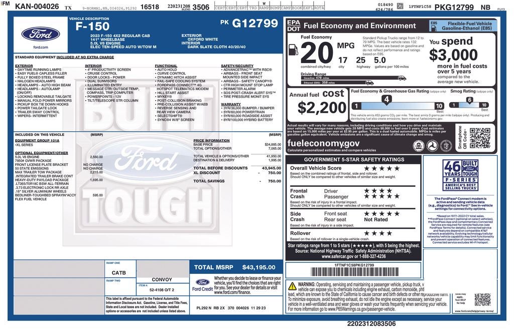 2023 Ford F-150 XL