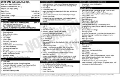 2023 GMC Yukon XL SLE