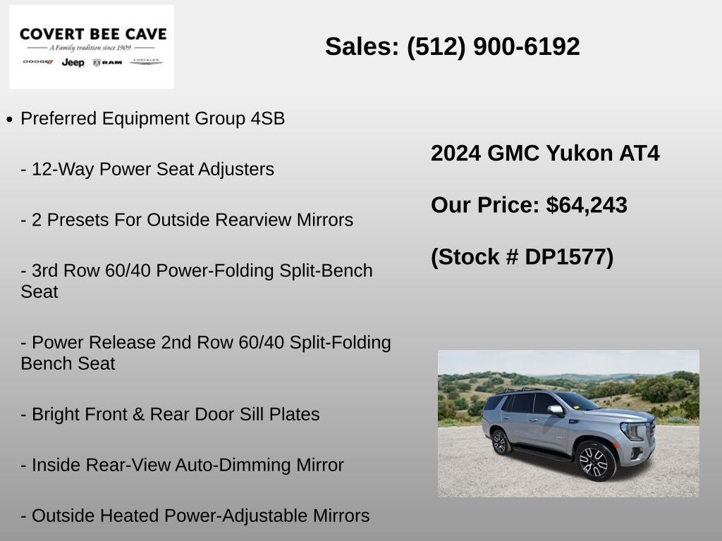 2024 GMC Yukon AT4