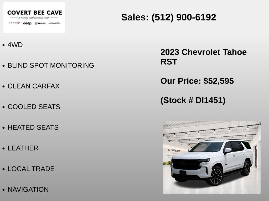 2023 Chevrolet Tahoe RST