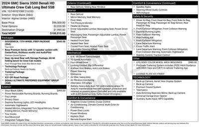 2024 GMC Sierra 3500HD Denali Ultimate