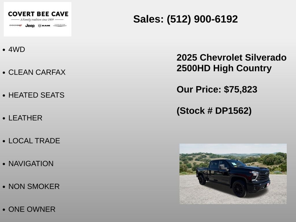 2025 Chevrolet Silverado 2500HD High Country