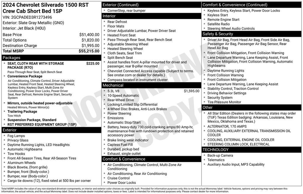 2024 Chevrolet Silverado 1500 RST
