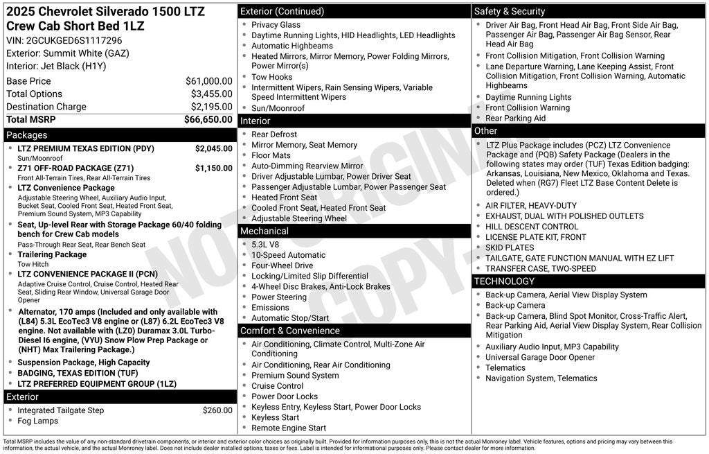 2025 Chevrolet Silverado 1500 LTZ