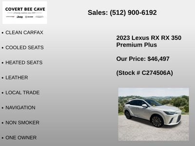 2023 Lexus RX 350 Premium Plus