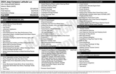 2024 Jeep Compass Latitude Lux