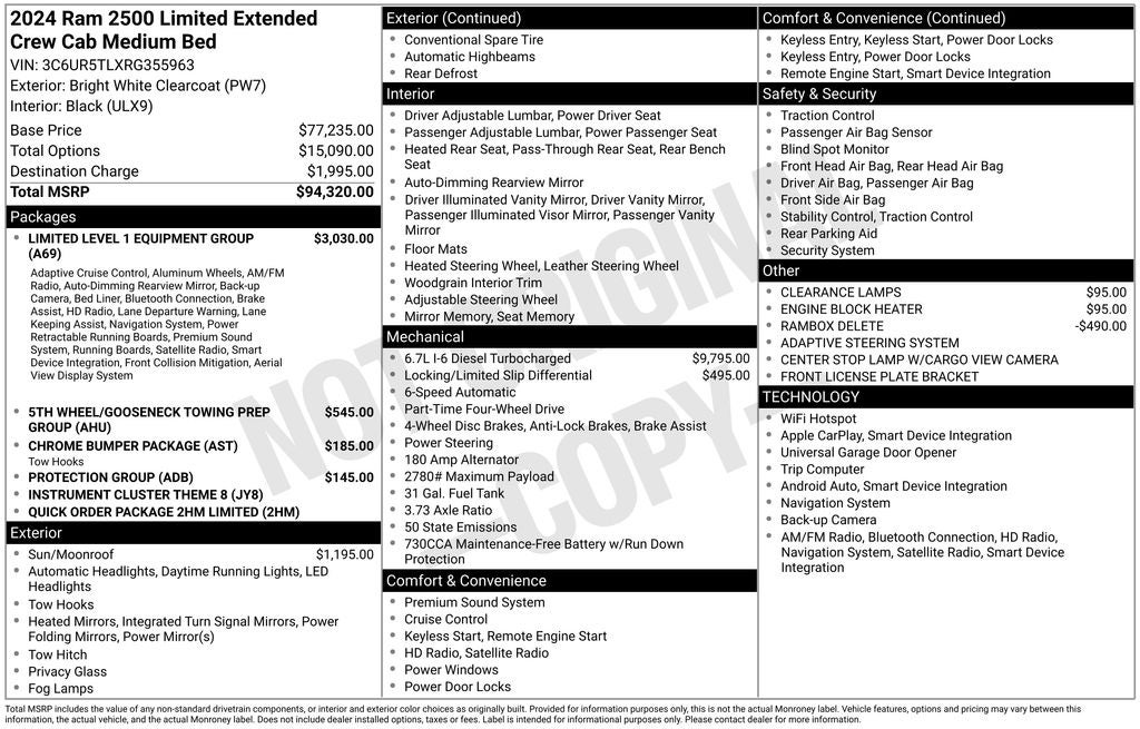 2024 RAM 2500 Limited