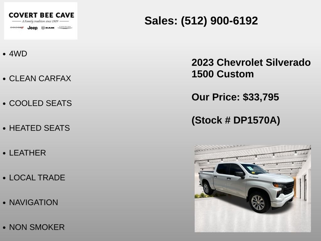 2023 Chevrolet Silverado 1500 Custom