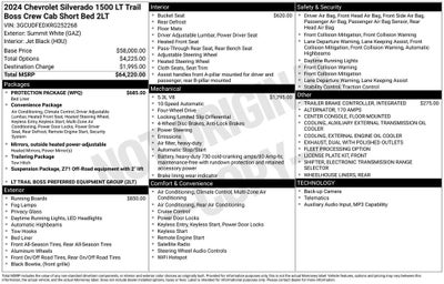 2024 Chevrolet Silverado 1500 LT Trail Boss