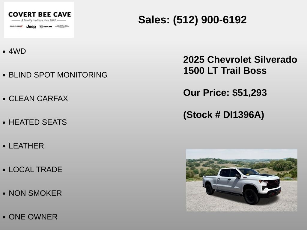 2025 Chevrolet Silverado 1500 LT Trail Boss