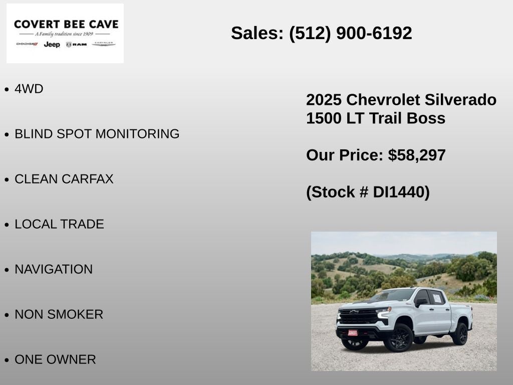 2025 Chevrolet Silverado 1500 LT Trail Boss