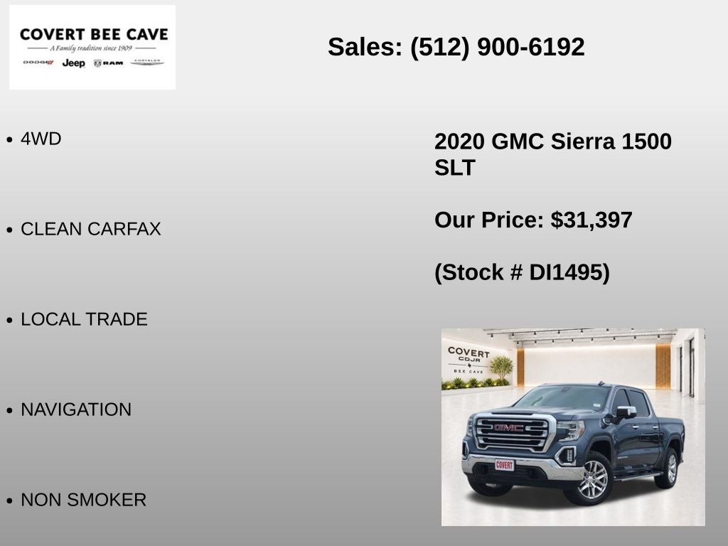 2020 GMC Sierra 1500 SLT