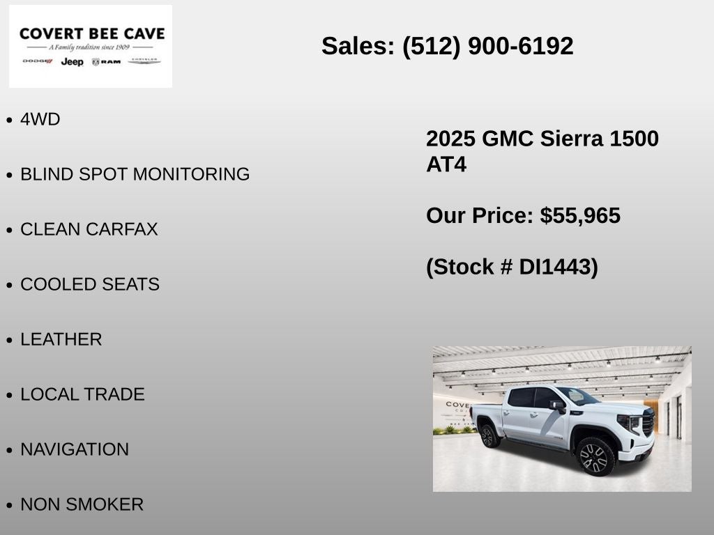 2025 GMC Sierra 1500 AT4