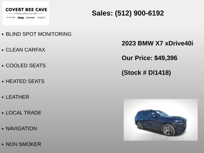 2023 BMW X7 xDrive40i