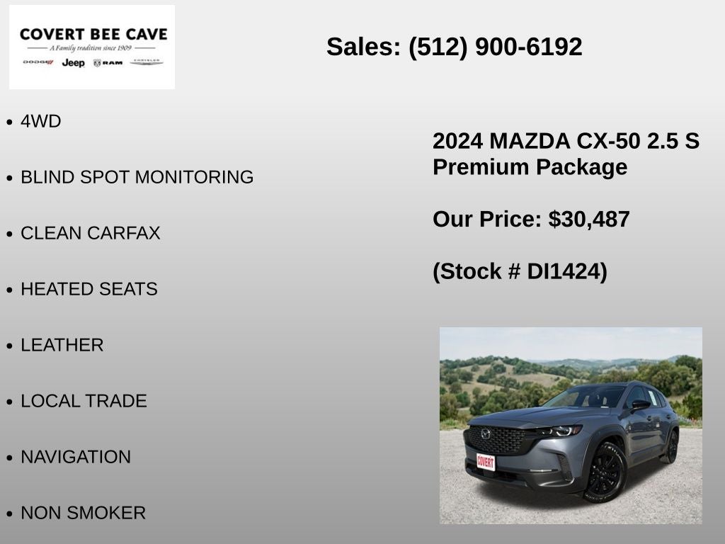 2024 Mazda Mazda CX-50 2.5 S Premium Package