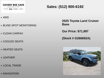 2025 Toyota Land Cruiser Base