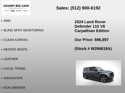 2024 Land Rover Defender 110 Carpathian Edition