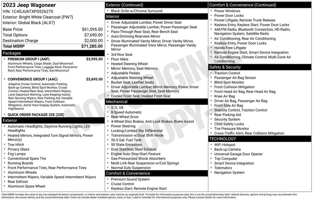 2023 Jeep Wagoneer Base