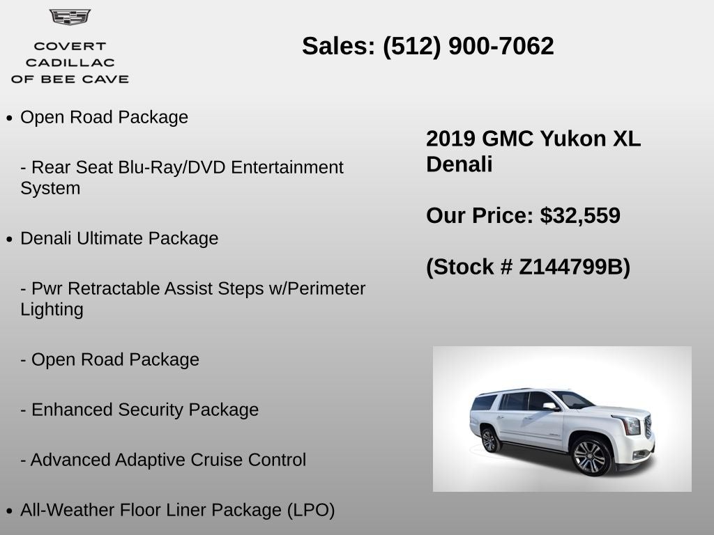2019 GMC Yukon XL Denali