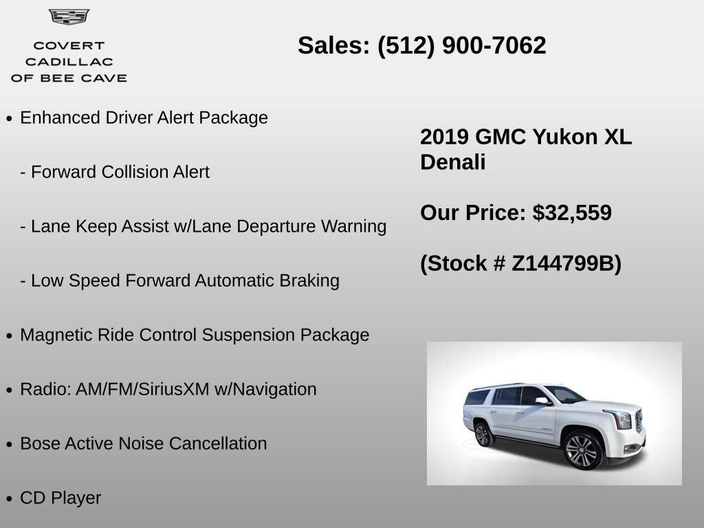 2019 GMC Yukon XL Denali