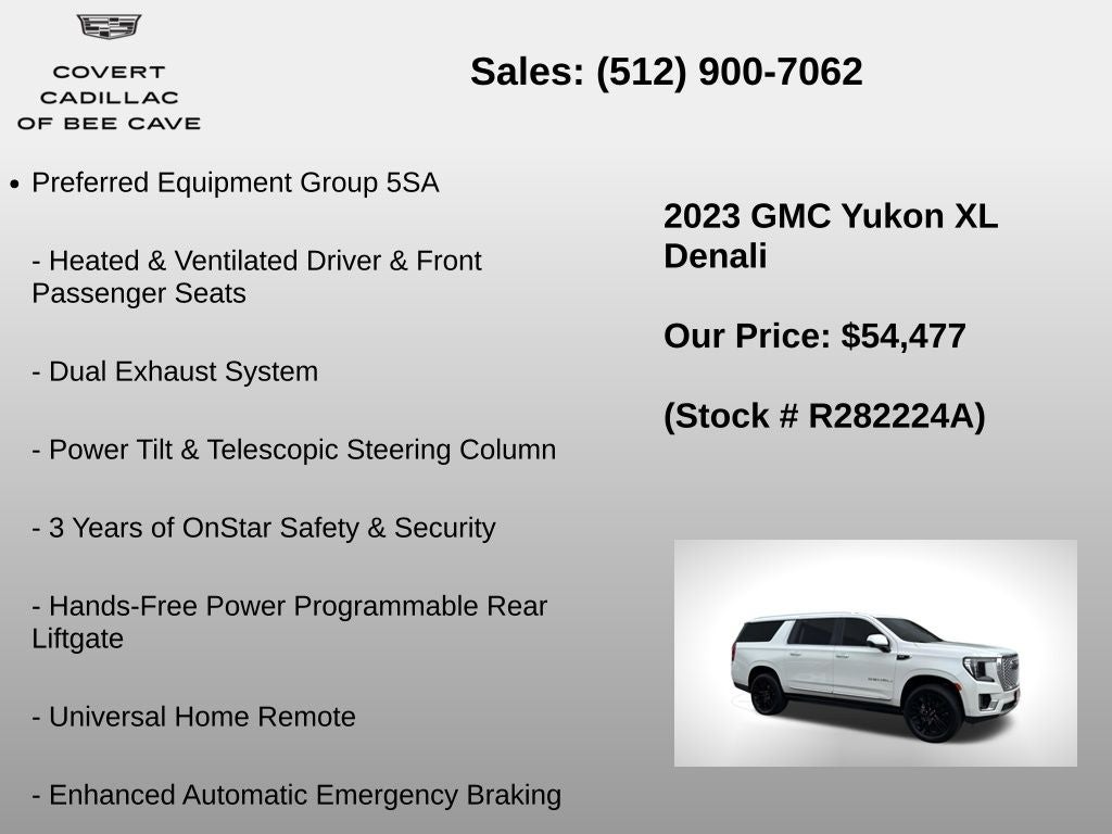 2023 GMC Yukon XL Denali