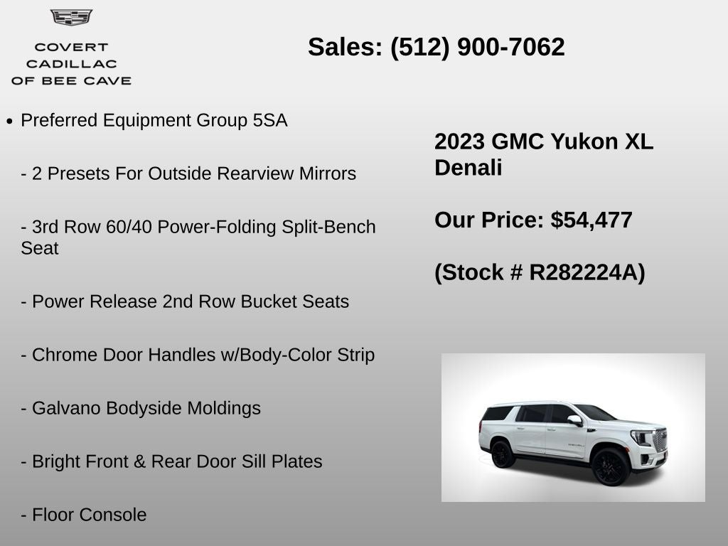 2023 GMC Yukon XL Denali