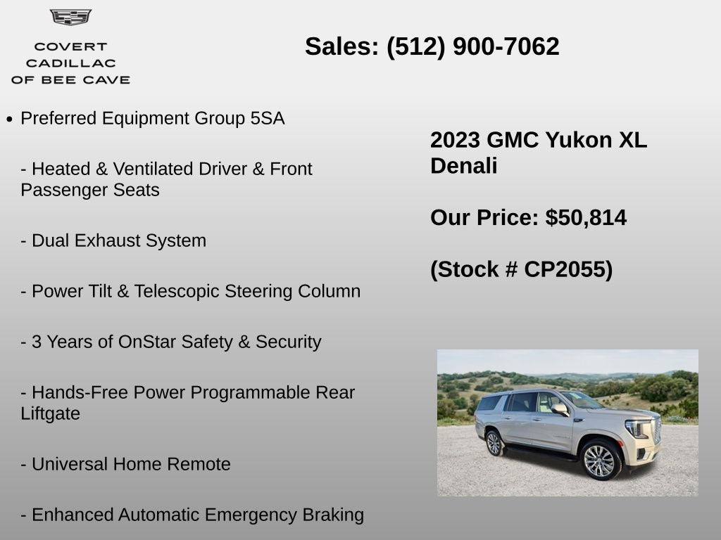 2023 GMC Yukon XL Denali