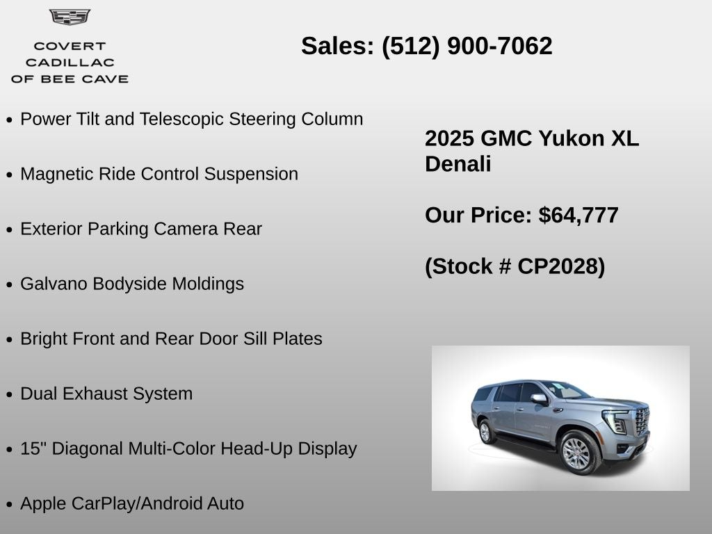 2025 GMC Yukon XL Denali