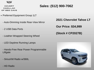 2021 Chevrolet Tahoe LT