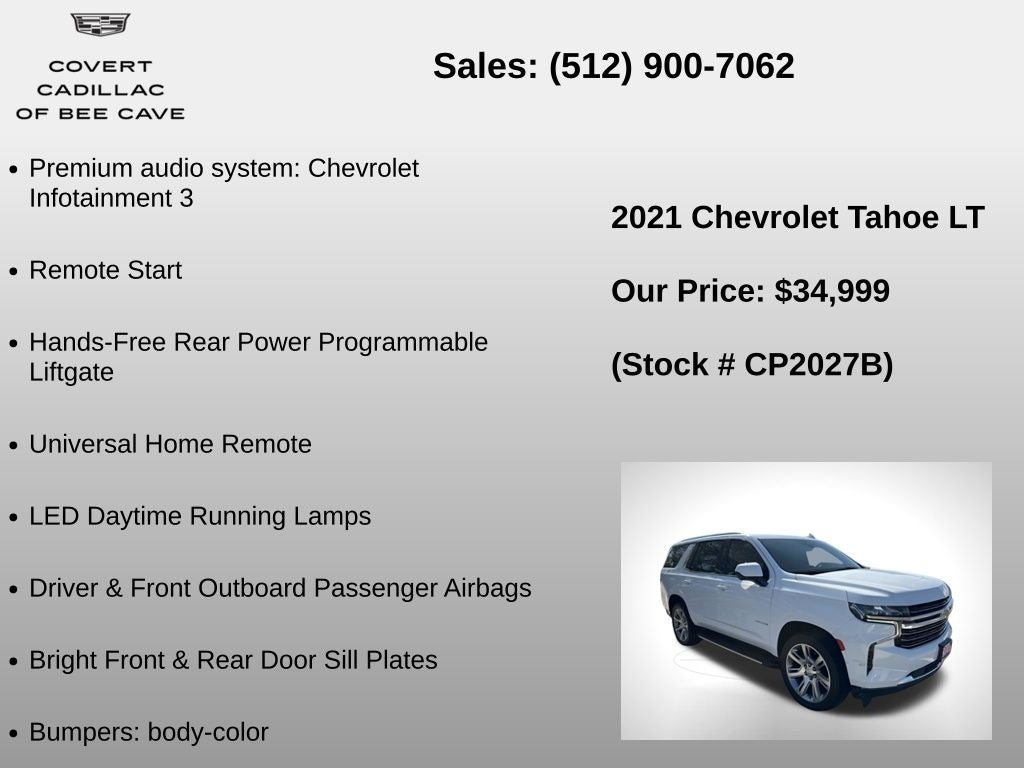 2021 Chevrolet Tahoe LT