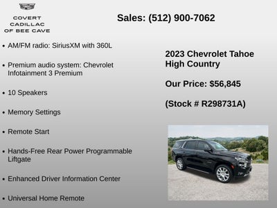 2023 Chevrolet Tahoe High Country