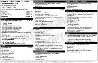 2024 GMC Sierra 2500HD AT4