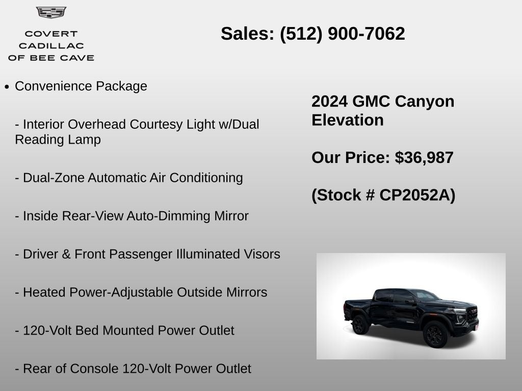 2024 GMC Canyon Elevation