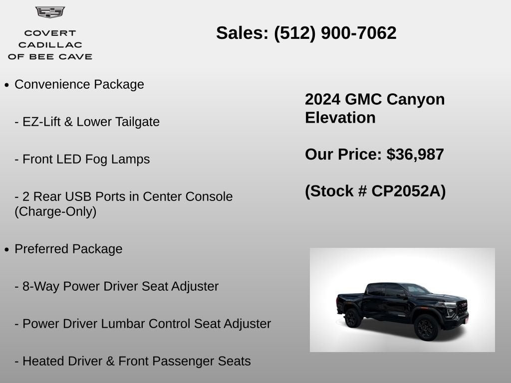 2024 GMC Canyon Elevation