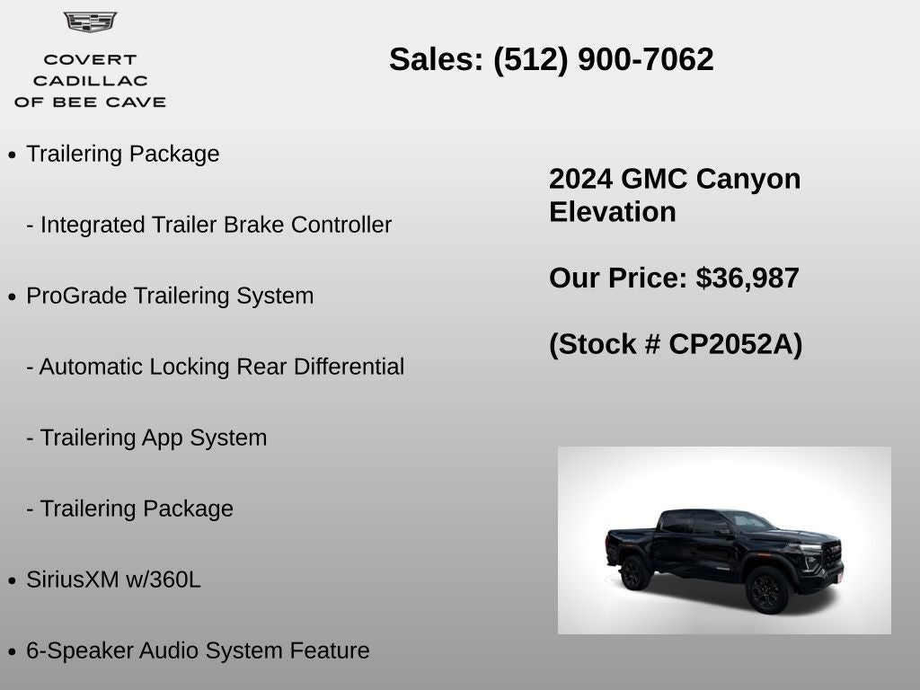 2024 GMC Canyon Elevation