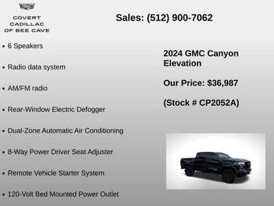 2024 GMC Canyon Elevation