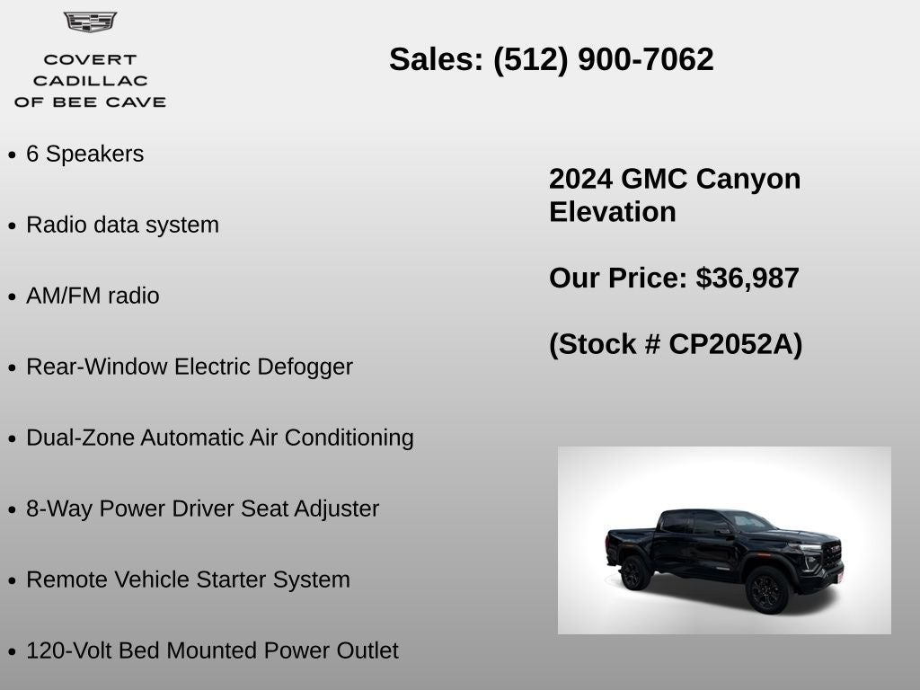 2024 GMC Canyon Elevation